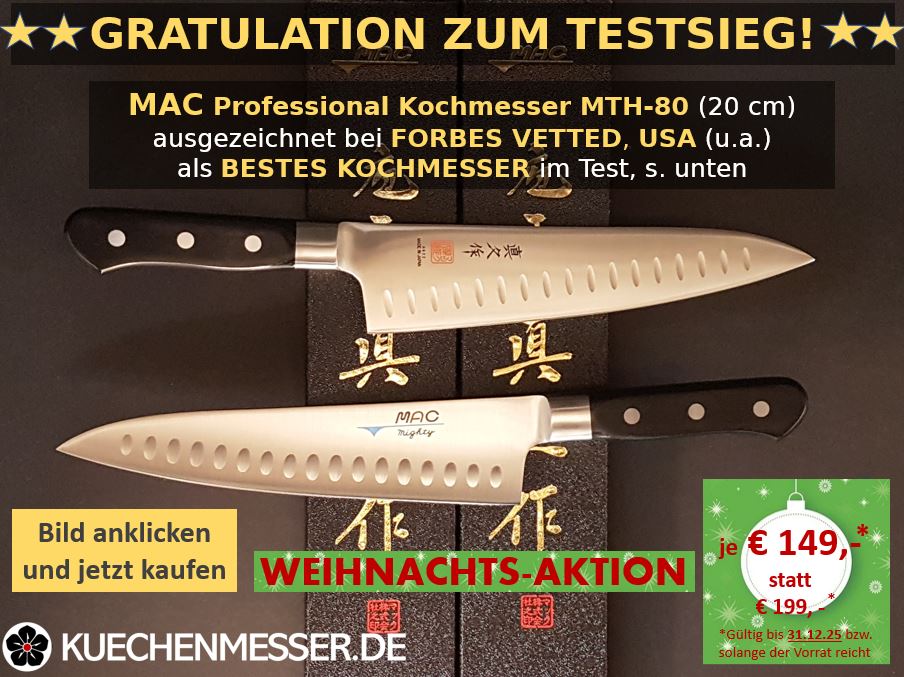 MAC Professional Kochmesser MTH-80 20 cm Japan Weihnachtsangebot